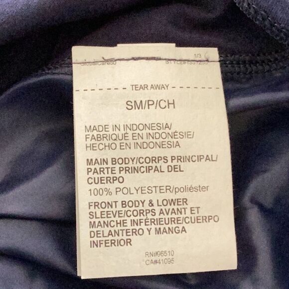 NWT UNDER ARMOUR WOMEN LOOSE CROSS TOWN ANORAK NAVY JACKET WINDBREAKER COATSMALL - Picture 11 of 12